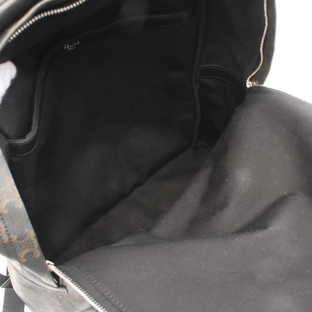 Celine Triomphe Backpack Black Leather - image 3